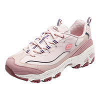 斯凯奇熊猫鞋Skechers女鞋缓震舒适学院风休闲运动鞋149589 豆沙色/多彩色/MVMT 38.5