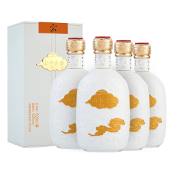 金徽 酒山水金徽-云52度500ml*4瓶 整箱装浓香型白酒官方旗舰店