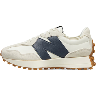 new balance NB官方2021新款女款情侣款327系列WS327KB休闲鞋 灰色/米白/藏青 WS327KB 35(脚长22cm)