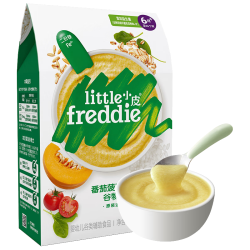 LittleFreddie 双有机高铁米粉 番茄菠菜益生菌 160g