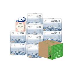 她研社 新疆纯棉卫生巾日夜组合 78片