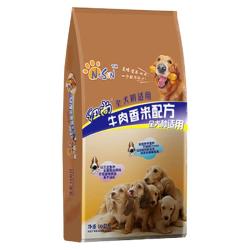 纽尚 通用成犬牛肉味狗粮 10kg