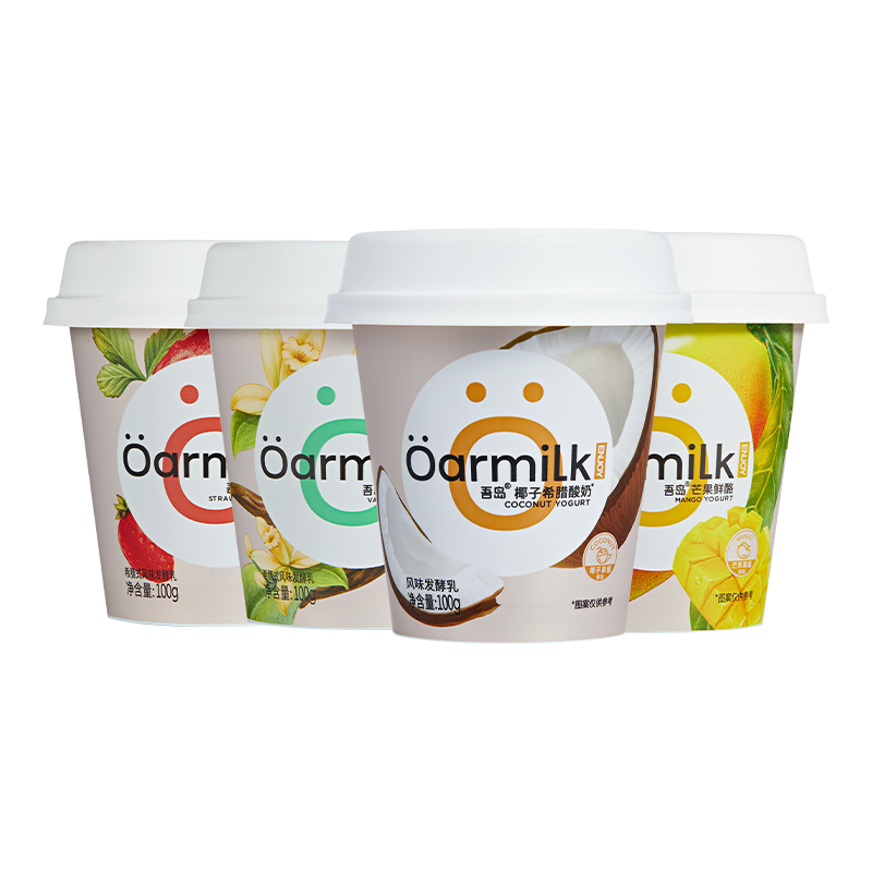 吾岛牛奶 Oarmilk牛奶 吾岛牛奶 Oarmilk希腊酸奶乐趣果味100g*10杯低温酸奶