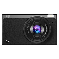 爱国者 D1 数码照相机女生入门高清旅游校园小型卡片机复古CCD平替 黑色32G