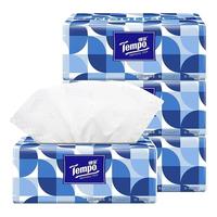 Tempo 得宝 抽纸4层加厚家用纸巾餐巾纸面巾纸软抽整箱批发正品32包