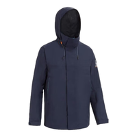 DECATHLON 迪卡侬 冲锋衣男女夹克运动外套登山防风防风风衣户外帆船航海 砚青色(男)偏大一码 XL