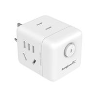 百亿补贴：良工 插座一转四无线方形插头插排宿舍办公多口魔方迷你转换器