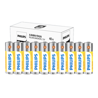PHILIPS 飞利浦 R6 5号碳性电池 1.5V 40粒装