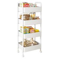 妙立 收纳筐3层PP白 贴纸+挂钩