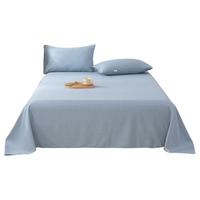 文貴人 全棉老粗布1.5米床单单件200×230纯棉加厚单人粗布床单学生宿舍 偶遇 200