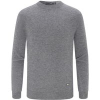 EMZ 【100%羊毛】男士套头羊毛衫轻盈保暖7A抑菌 深灰 L 175/92A