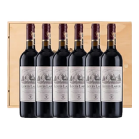 Louis Lafon 路易拉菲 法国进口红酒整箱 珍藏干红葡萄酒原酒进口750ML*6支礼盒装
