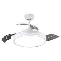 雷士 NVC   Lighting照明led隐形风扇灯家用客厅简约现代北欧静音一体变频吊扇灯