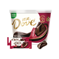 德芙 66%醇黑巧克力 252g 碗装