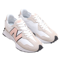 NEW BALANCE新百伦女鞋 327系列阿甘鞋小蛮腰舒适复古时尚潮流户外休闲运动鞋 WS327LR-白粉色 美码US6.5码(EU37)
