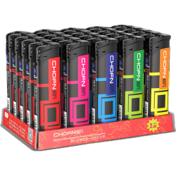 超凡 防风打火机加厚耐用订做批发一次性家用普通火石CF21时尚空间 10支