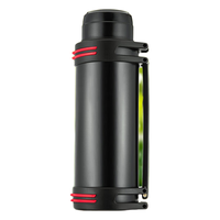 天喜（TIANXI）保温杯大容量不锈钢保温杯壶男保温水杯保温瓶家用热水瓶暖壶 黑色1000ml