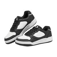 SKECHERS 斯凯奇 休闲运动鞋子小白鞋板鞋男183240 黑色/白色215 39.5