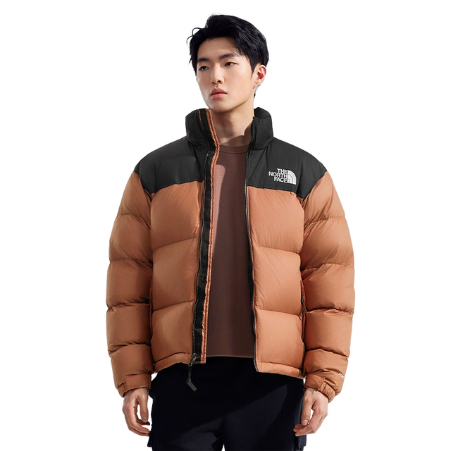 今日必买：THE NORTH FACE 美版1996Nuptse男女款羽绒服 男款-58W-奶咖棕 S