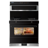 entive/亿田 智能触控彩膜屏 集成灶蒸烤一体机 天然气