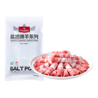 1号会员店 宁夏盐池滩羊 原切羔羊排肉卷240g 180天乳羔羊羊肉片羊肉生鲜