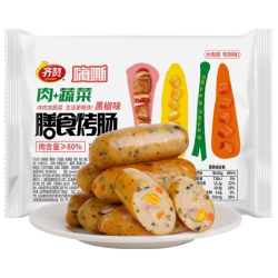 齐赞 国产蔬菜膳食烤肠 200g*4袋