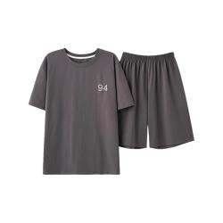 Ambis 男女同款短袖休闲家居服套装