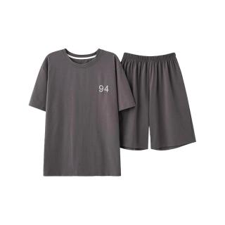 Ambis 男女同款短袖休闲家居服套装