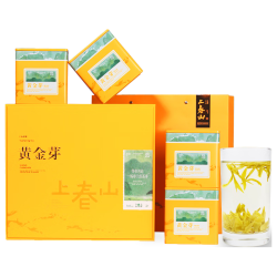 宋一 茶叶礼盒安吉白茶黄金芽绿茶特级2024新茶头采250g