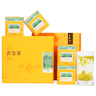宋一茶叶礼盒安吉白茶黄金芽绿茶特级2024新茶头采250g