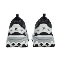 FILA 斐乐 欧客漫2代男鞋复古运动鞋2023春季新款时尚休闲鞋老爹鞋 黑/南极灰-BA 42