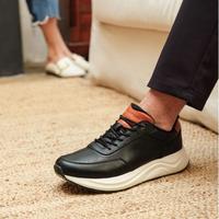 乐步 男士复古休闲鞋 秋季透气舒适运动鞋