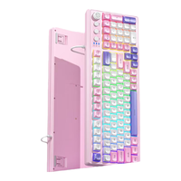 HP/惠普 静音 机械手感键盘鼠标套装  香芋粉 RGB