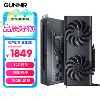 GUNNIR 蓝戟 Intel Arc B580 index OC 12GB 显卡