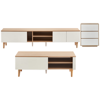 QuanU 全友 DW1226A 现代简约电视柜 奶油慕思 200*39*46.4cm