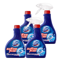 DOMESTOS 蓝多霸 奥妙兄弟品牌香氛洁厕泡泡玫瑰香型 洁厕剂洁厕慕斯330g*4