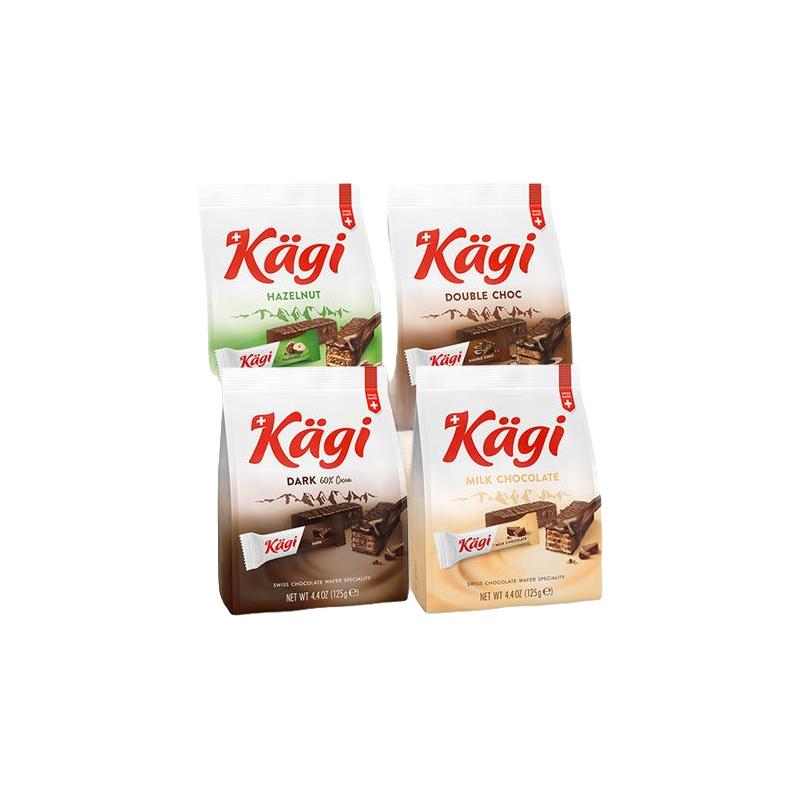 瑞士kagi巧克力威化饼干卡奇瑞士多口味休闲零食小吃