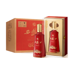 西凤酒 典藏红西凤 凤香型白酒 52度 500ml*6盒 整箱装