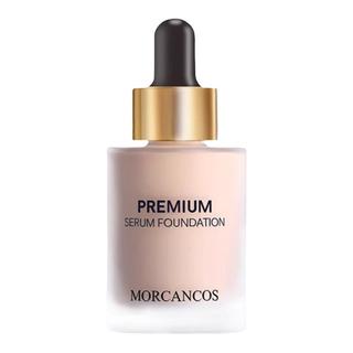  MORCANCOS/摩肯 轻薄遮瑕 女士粉底液  #21象牙白 #19亮白色 #23 自然色 30ml