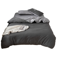 AVIVI 被套单件冰丝被套单人被套被单单件单人被罩200x230cm 极速灰