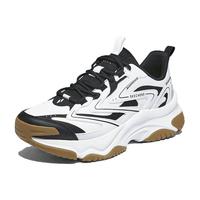 斯凯奇（Skechers）漫月鞋男鞋户外运动休闲老爹鞋183196 白色/黑色/WBK 41 
