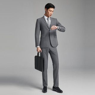 雅戈尔（YOUNGOR）西服男士146款套西上衣优质羊毛混纺面料平整有型2025 中灰VOTN215146DJY上衣 165A 165/88A （55-60公斤）