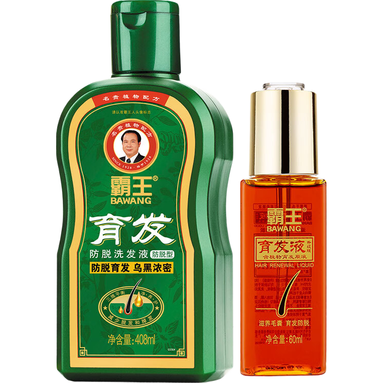 BAWANG/霸王 霸王育发防脱洗发水408ml+育发液60ml