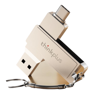 联想 ThinkPlus 双接口U盘 Type-C USB3.2 手机电脑通用大容量 安卓苹果笔记本电脑通用优盘