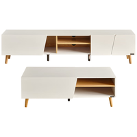 全友家居 电视柜现代风亮光岩板电视机柜客厅半开放式柜子DW1126 (岩板)1.8米电视柜