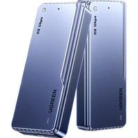 绿联M.2 NVMe/SATA固态移动硬盘盒20Gbps USB4硬盘盒40Gbps 兼容雷电3/4适用苹果Macmini笔记本SSD固态 M.2 NVMe/SATA【20Gbps】风冷散热