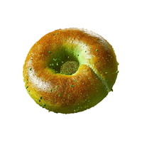 顽皮老板贝果混合口味570g 原味抹茶红豆黑芝麻蔓越莓全麦 源头直发