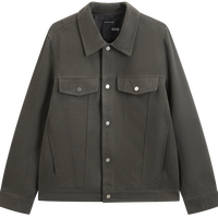 GXG 秋冬GXG男装简约设计真皮夹克男士休闲翻领夹克外套皮衣男