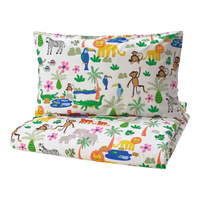 宜家 NATTHAGER 纳海格 儿童被套枕套 150*200cm 丛林