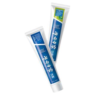 云南白药 牙膏 留兰香全家福家庭装6支 655g 送4支牙刷